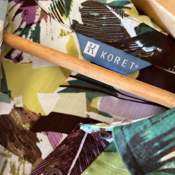 Koret Tropical Print Top XL & Skirt 18 Set - Picture 4 of 13